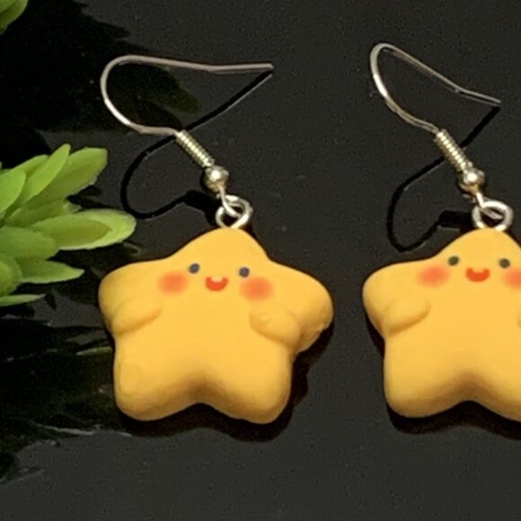 Star Earring, Nature Earring, Science Earring, Gift Idea, Star Jewelry, Star - Picture 2 of 9